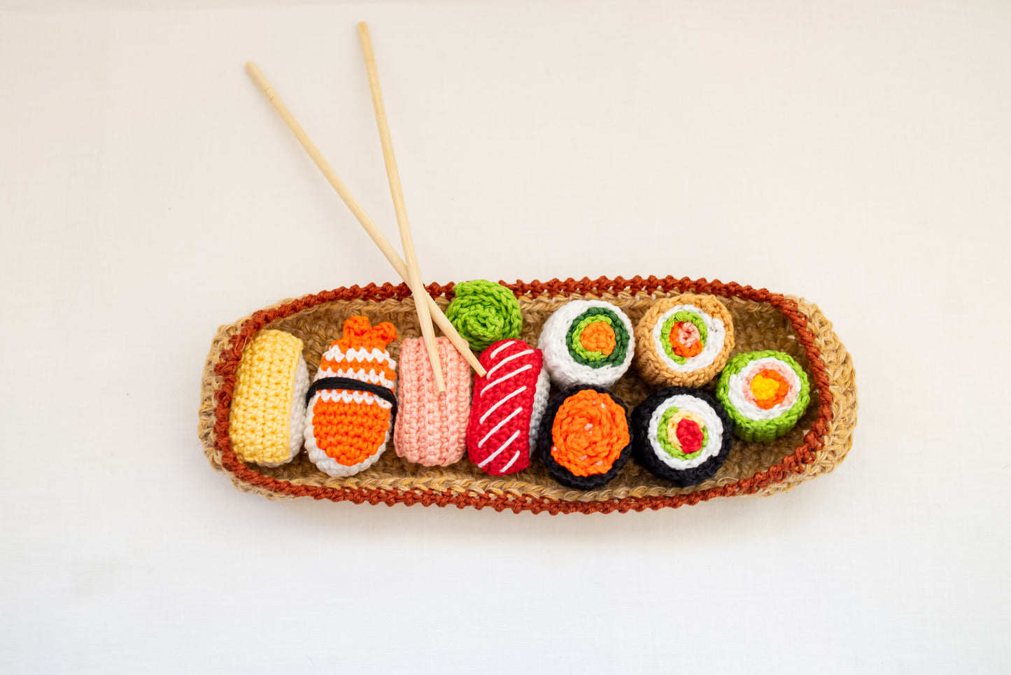 Combinado Japonês em Crochê